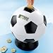 Fußball Spardose mit digitalem Zählwerk