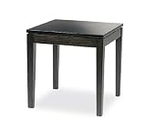 Bamboogle 30-2020E Brazil 20-Inch by 20-Inch by 21-Inch Side Table, Ebony Finish
