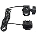 ALZO ETTL + Wireless Dual Hot Shoe Cord - Canon - Works with Canon 450D 1000D 400D 350D 300D XTi XT XSi XS T1i etc. - by alzodigital.com