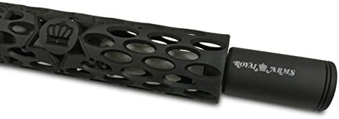 RoyalArms® .223 1/2-28" Flash Can Muzzle Brake Device 1.360" O.D. / Made In The USA