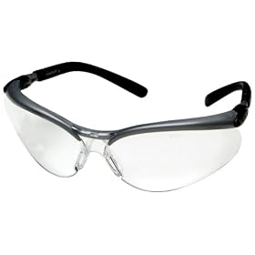 AO Safety/3M Tekk 11380 Bx Anti-Fog Safety Glasses, Silver/Black Frame, Clear Lens