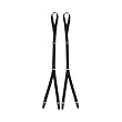 Stirrup Style Black Shirt Stays - 2 Pack
