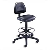 Safco Precision Vinyl Extended Height Chair with Footring