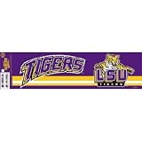 NCAA Louisiana State Fightin Tigers Stripe Bumper Sticker