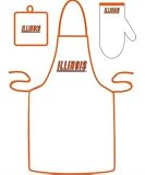 Illinois Fighting Illini Grilling Apron Set