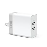 Anker® 20W 2ポート USB急速充電器 iPhone6/iPhone5C/5S/5/4S/4/iPod/iPad/Xperia/GALAXY/ウォークマン等対応【PowerIQ搭載】