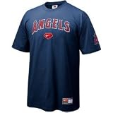 Nike Los Angeles Angels of Anaheim Navy Blue Baseball Practice T-shirt