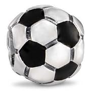 Genuine PANDORA Sterling Silver Soccer Ball Charm 790406