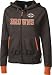 Cleveland Browns Women's Chant Brown Full Zip Hooded Sweatshirt - Medium