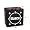 Block Black Bow Target B16 16X16X12