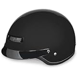 IMAGE OF Z1R Nomad DOT Half Motorcycle Helmet Solid Black
