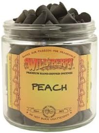 50 Wildberry Incense Cones - Peach