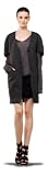 DRAPED SLEEVE DOLMAN COAT