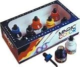 MAGIC COLOR ACRYLIC INK SET OF 8 x 28ml Bottles with dropper lids