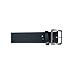 Boston Leather 6605-1-48 Mens Black Plain Value Line Nickel Garrison Belt