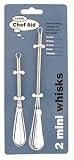 Chef Aid CH21325 - Set 2 Mini Whisks in White