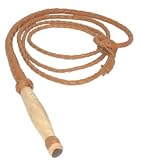 Swivel Handle Hand Braided Bull Whip