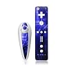 Ghost In The Game (Blue) Design Nintendo Wii Nunchuk + Remote Controller Protector Skin Decal Sticker