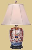 Classic Traditional Formal Quality Lighting - 25" Imari Jar Oriental Style Fine Table Lamp