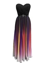 Lace-Up Pleated Belted Sweetheart Chiffon Cocktail Floor Length Evening Dress/Homecoming Dress/Bridesmaid Dress/Prom Dress/Wedding Party Dress 