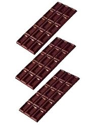 Buy Fat Daddio's Dimpled Square Bar Polycarbonate Candy Mold, 3-Bars Per Tray