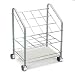 Safco 3090 Roll/file 12-tube wire file, 3-3/4 sq. tube, 18-1/3wx14-1/4dx23-3/8h, Gray