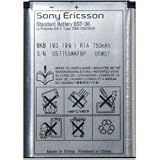 Battery for Sony Ericsson BST-36 Z550i, J300, K510i, K310i, W200i Li-ion 750 mAh