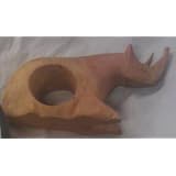 WoodenHandCarvedAnimalNapkinRing-Rhino