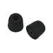 Memory Foam Earbud Tips 6 Packs (12 Pieces) 3mm Earphone Replacement Sponge Cover T-100 (Medium, Black)
