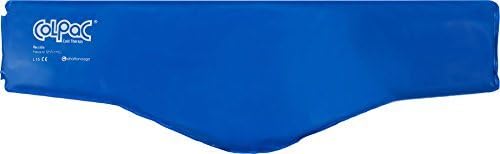 Chattanooga ColPac Cold Therapy, Blue Vinyl, Neck Contour Cold Pack (23") x Multipack of 3