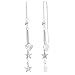 Sterling Silver Stars & Hearts Earrings
