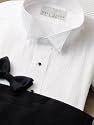 Tuxedo Shirt - Wing Collar 1/8" Pleat 65% Polyester 35% Cotton