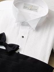 Tuxedo Shirt - Wing Collar 1/8" Pleat 65% Polyester 35% Cotton