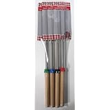 Telescopic Marshmallow / BBQ Fork - Set of 4 - Assorted Colors