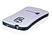 HTC One Max / T6 Stand Case, GreatShield Guardian Hybrid Snap On Case Back Cover with Kickstand for HTC One Max / T6 (White/Blue)