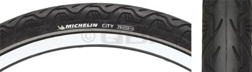 Michelin 700x28 Transworld City Tire, Black w/Reflective Strip Wire Bead TR8342