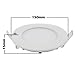 Lemonbest LED Panel Light + LED Driver , 9W Round Recessed Down Light, Warm White