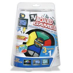 Childrens Toyshop  Toys : 3-in-1 TV Plug 'N Play: Battleship, Simon & Checkers