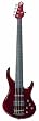 MTD Kingston "The Heir" Bass Guitar (5 String, Fretless, Transparent Cherry)
