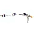 14K White Gold Tanzanite and Diamond Bracelet