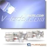 2 HID WHITE INVERTED CONE WEDGE BASE LED 194 158 168