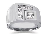 0.97 ctw Men's Diamond Ring in Platinum