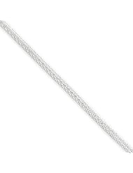 2mm, Sterling Silver, Hollow Mesh Chain, 18 inch