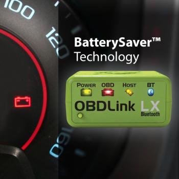 LX’s BatterySaver technology helps prevent a dead vehicle battery.