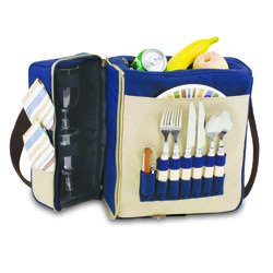 Tote with Insulated Cooler Colors: Blue