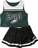 Reebok Two Piece Philadelphia Eagles NFL Cheerleader Uniform Set (Size 4 to 6X)