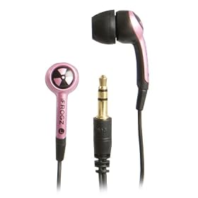 iFrogz epd33-pinkblack EarPollution Plugz Earbud Headphones (Pink/Black)