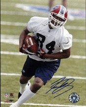 Lee Evans Buffalo Bills NFL Hand Signed 8x10 Photograph White Jersey