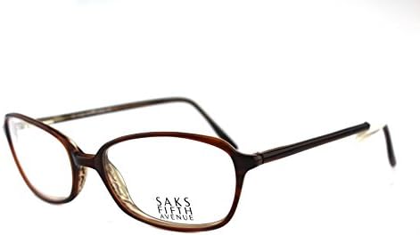 AUTHENTIC Saks Fifth Avenue S5A157 COL FG7 Brown Womens Eyeglasses 52mm