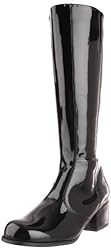 Funtasma Retro Stiefel GOGO - Lack Schwarz 38,5 EU